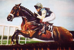 Miss O`Neill Riding Her First winner